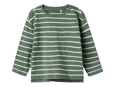 Name It dark forest striped top